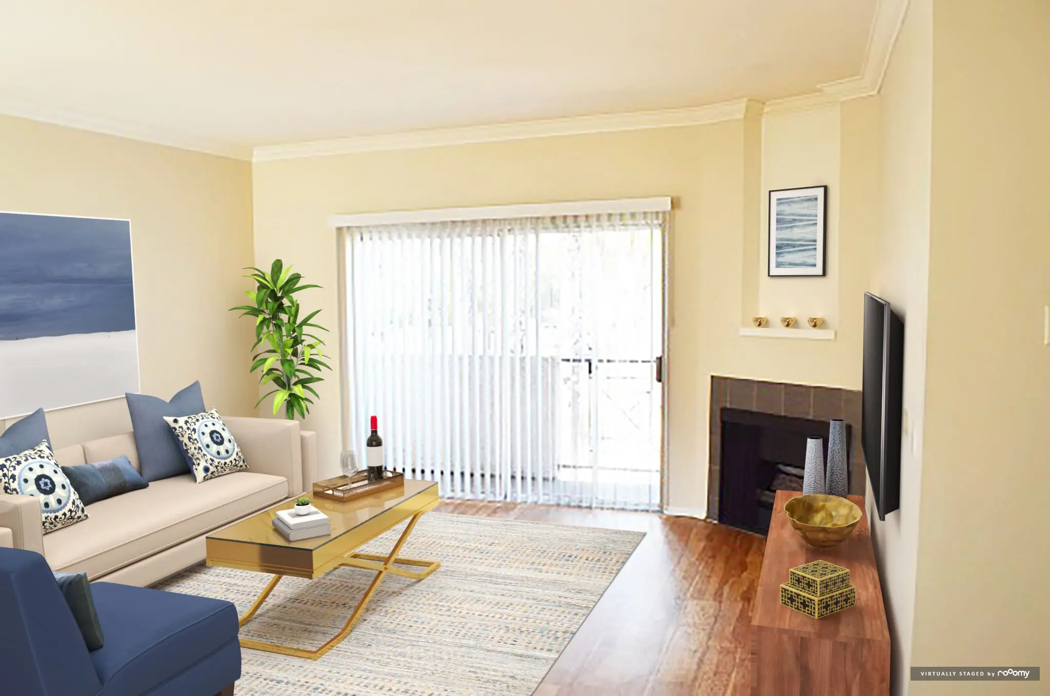 LivingRoom1A - Transitional_Render