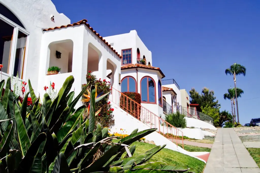 On the neighborhood streets in San Diego California