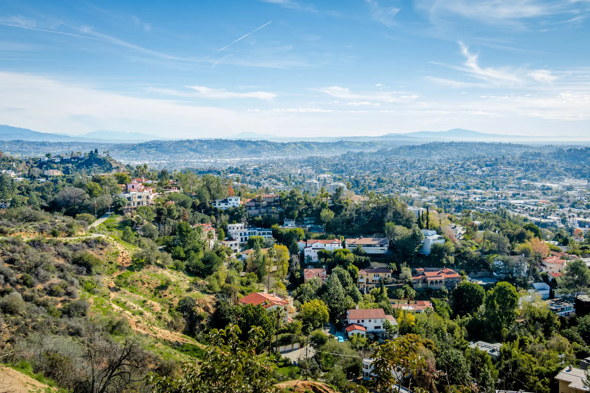 Downtown Los Angeles skyline view - Los Angeles, California, USA
